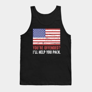 Offended? Proud American Christian Tank Top